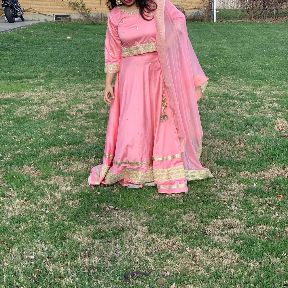Tea Pink Lehnga Choli